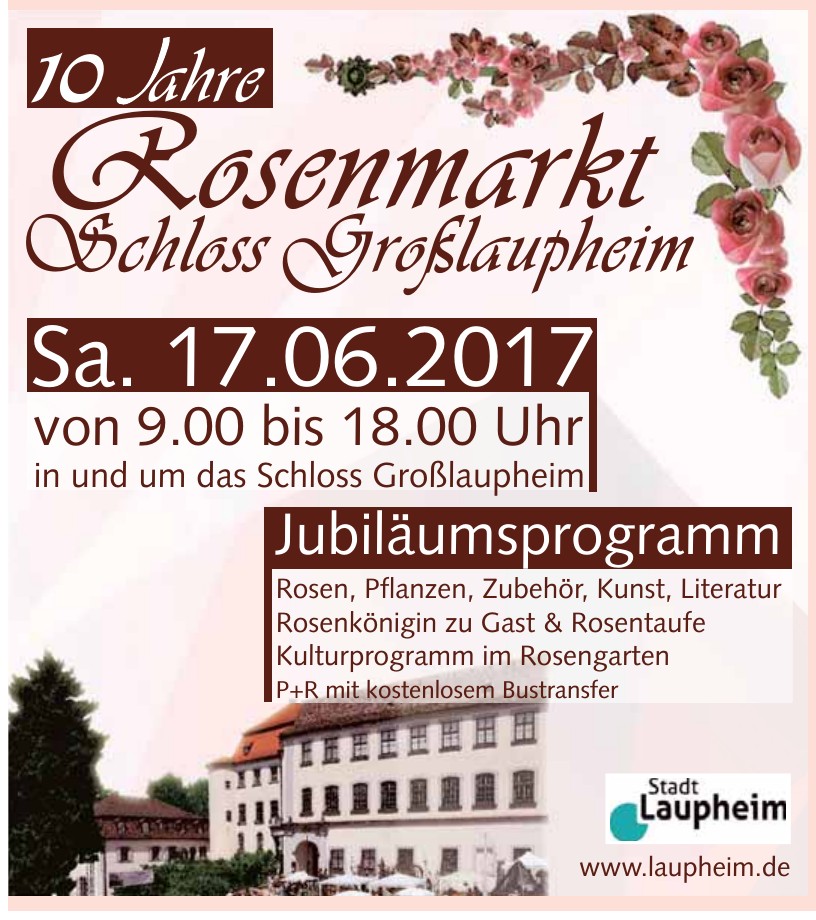 10 Jahre Rossenmarkt Schloss Großlaupheim