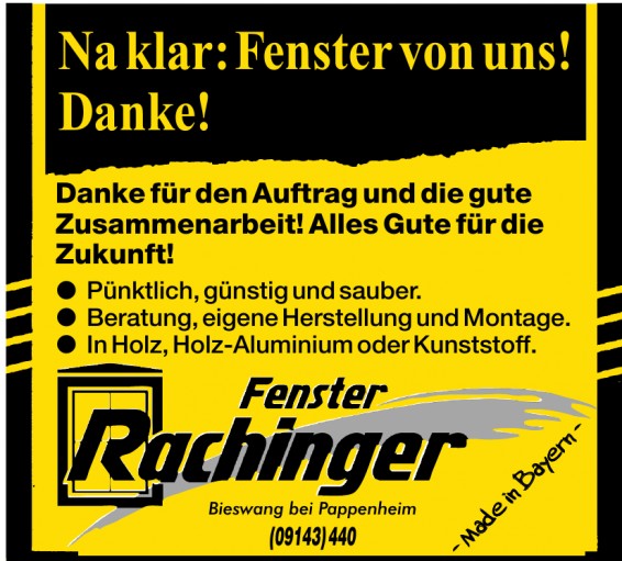 Fenster Rachinger