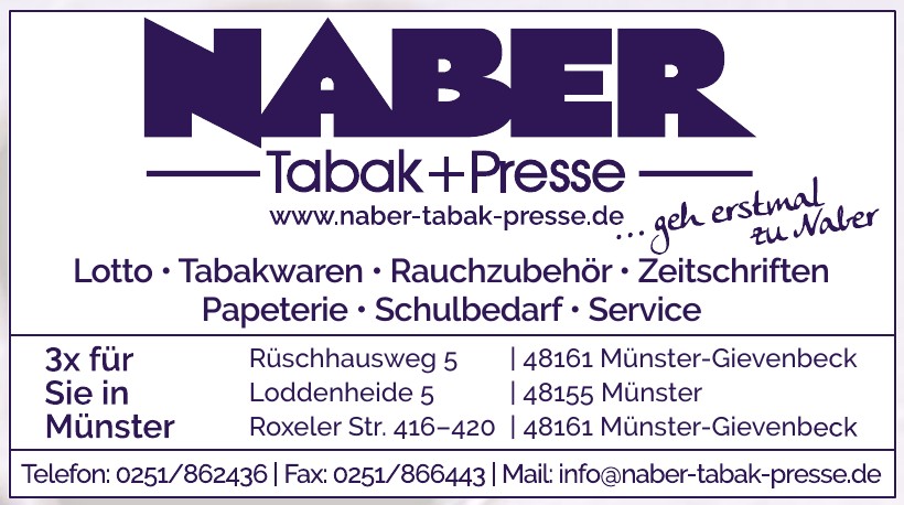 Naber Tabak + Presse