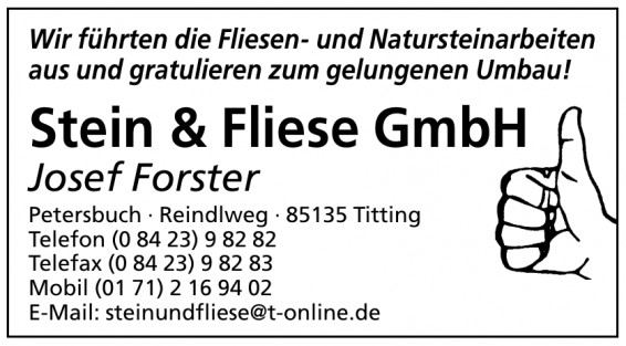 Stein & Fliese GmbH, Josef Forster