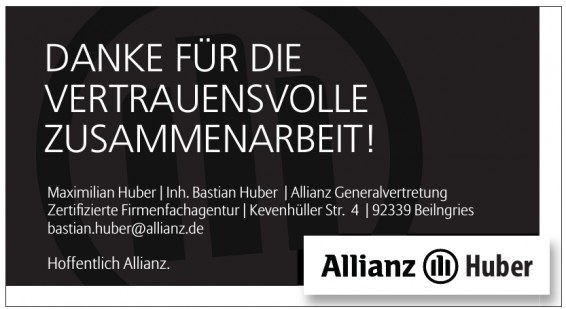 Maximilian Huber, Allianz Generalvertretung