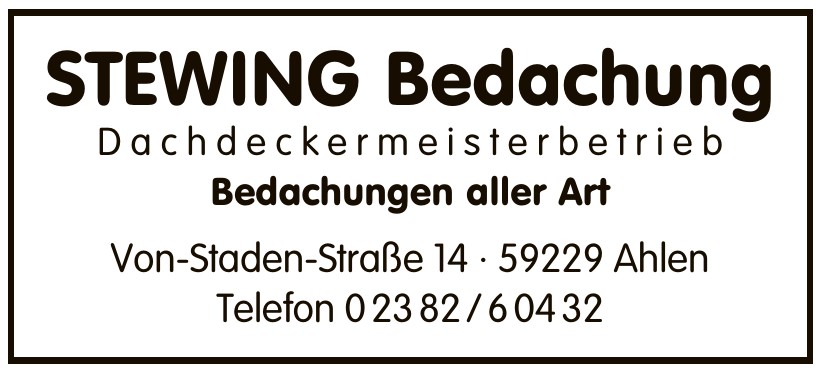 Stewing Bedachung Dachdeckermeisterbetrieb