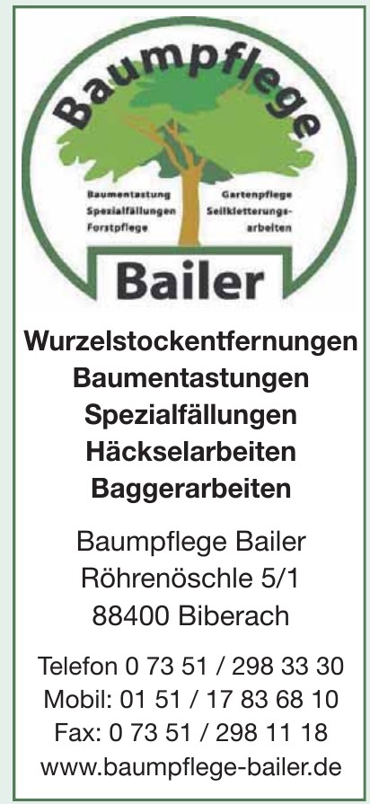 Baumpflege Bailer