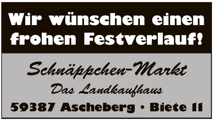 Schnäppche-Markt
