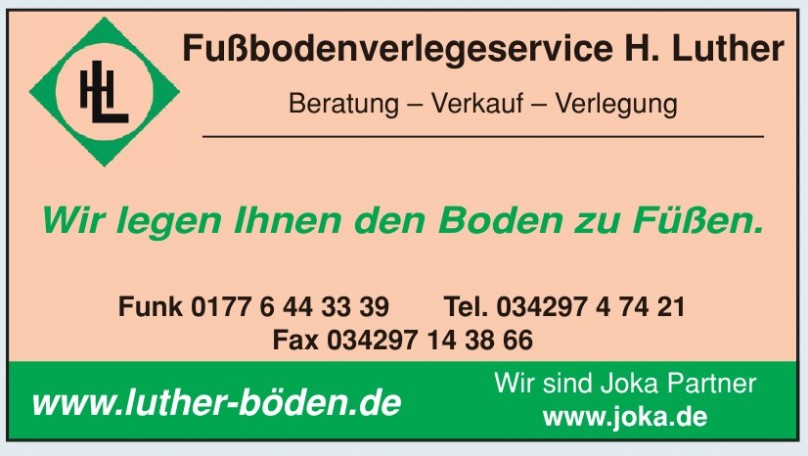 Fußbodenverlegeservice H. Luther