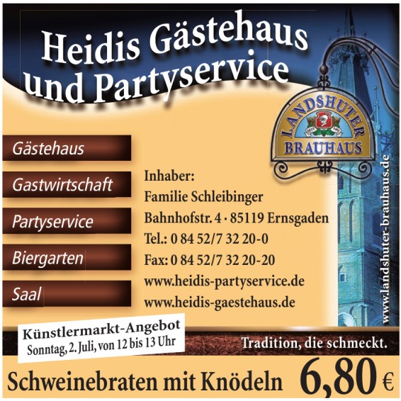 Heidis Gästehaus und Partyservice