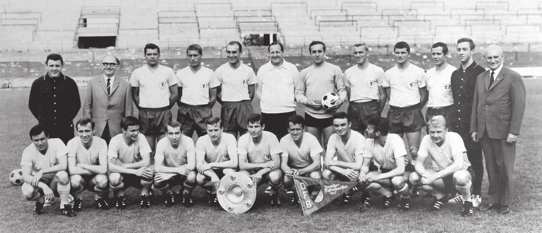 Der Meistermannschaft von Eintracht Braunschweig gelang 1967 ein sensationeller Überraschungscoup.