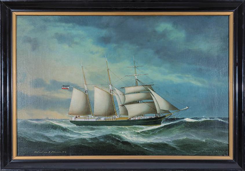 Maritime Malerei in der Galerie Harmstorf