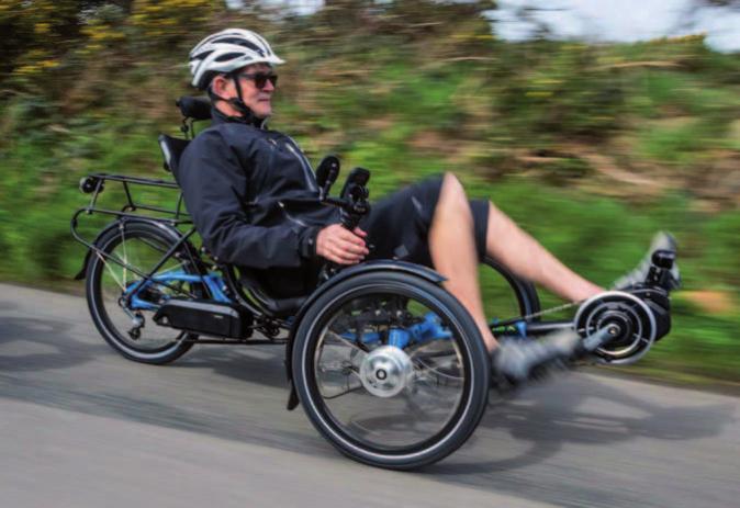 Das ICE Trike mit vollautomatischem Shimano-Elektroantrieb