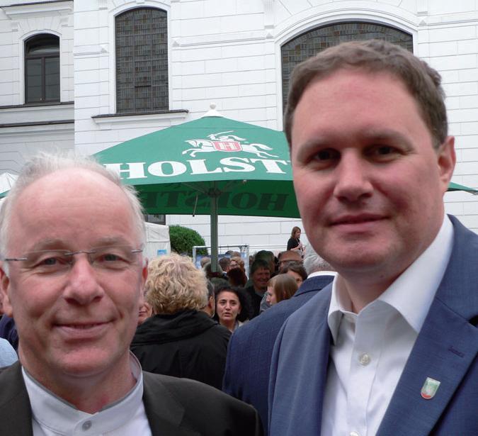 SPD-Bundestagsabgeordneter Matthias Bartke mit Kultursenator Carsten Brosda