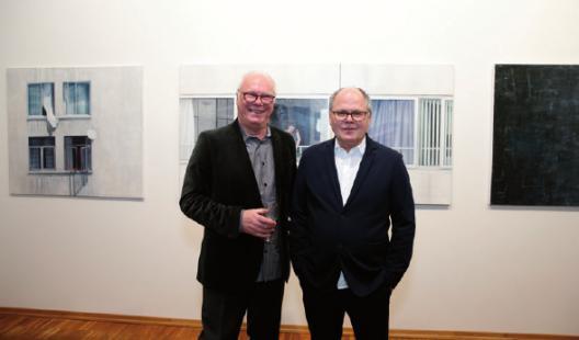 Jens Greskewitz und Tino Kleinitz in ihrer Galerie
