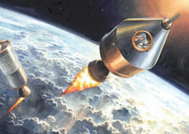 Mäuse auf dem Weg zum Mond in „Armstrong“