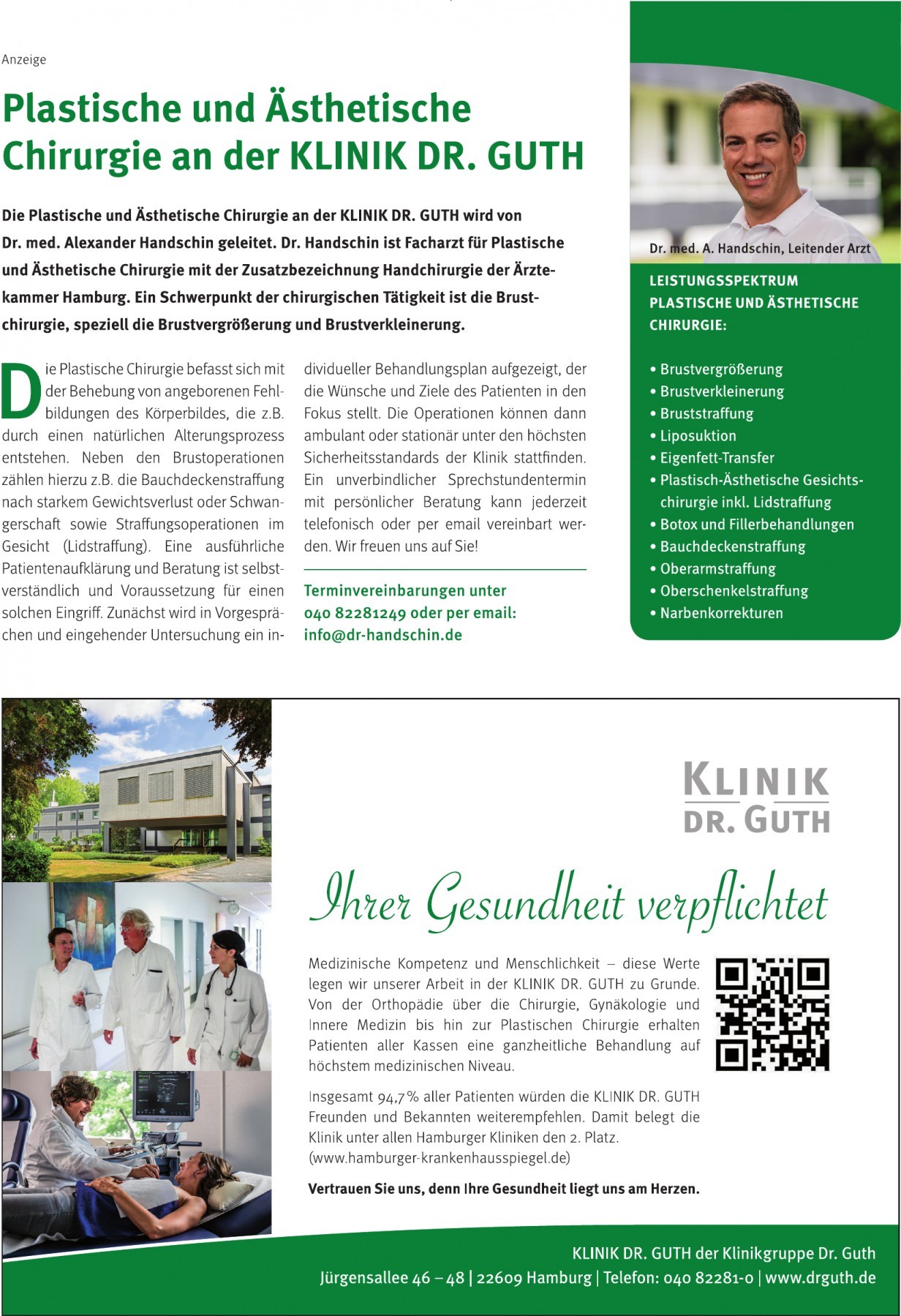 KLINIK DR. GUTH der Klinikgruppe Dr. Guth
