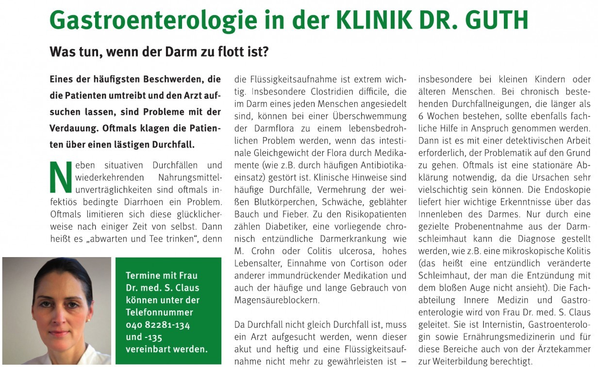 Klinik Dr. Guth der Klinikgruppe Dr. Guth