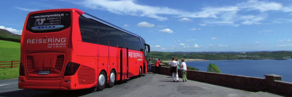 Reisen deluxe mit den neuen Top-Class-Bussen