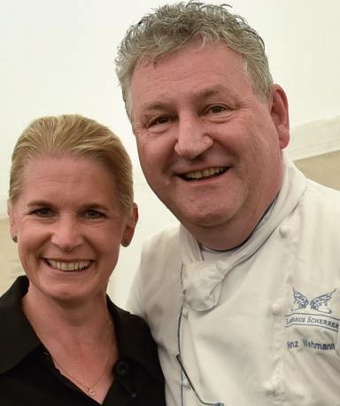 Sterne-Koch Heinz Wehmann (mit Cornelia Poletto) sorgte für Spargel, Schinken und Ente