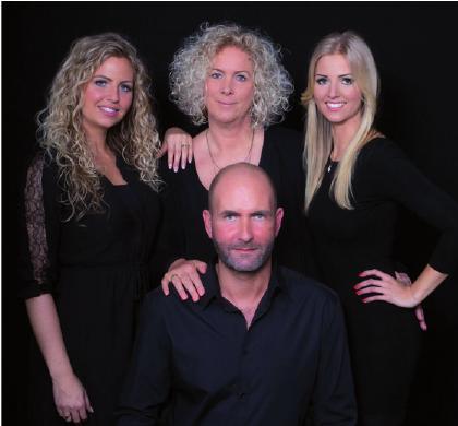 Ann-Kathrin, Andrea, Eva-Madeleine und Patrick Lucht