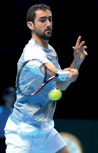 Marin Cilic verlor kein Aufschlagspiel in sechs Sätzen, da war nichts drin für Pouille und Tsonga. Foto: Jürgen Hasenkopf Marin Cilic verlor kein Aufschlagspiel in sechs Sätzen, da war nichts drin für Pouille und Tsonga. Foto: Jürgen Hasenkopf