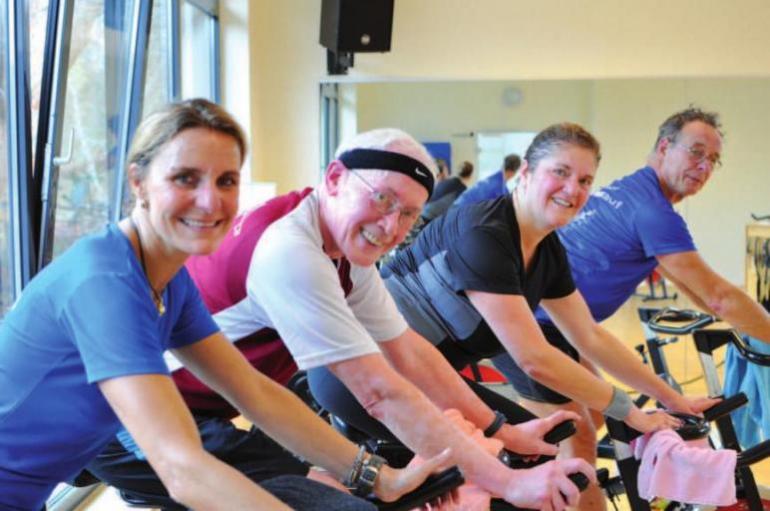 Fit mit Indoor-Cycling