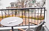 Zimmer mit Ausblick auf die Ostsee und Selliner Seebrücke Zimmer mit Ausblick auf die Ostsee und Selliner Seebrücke
