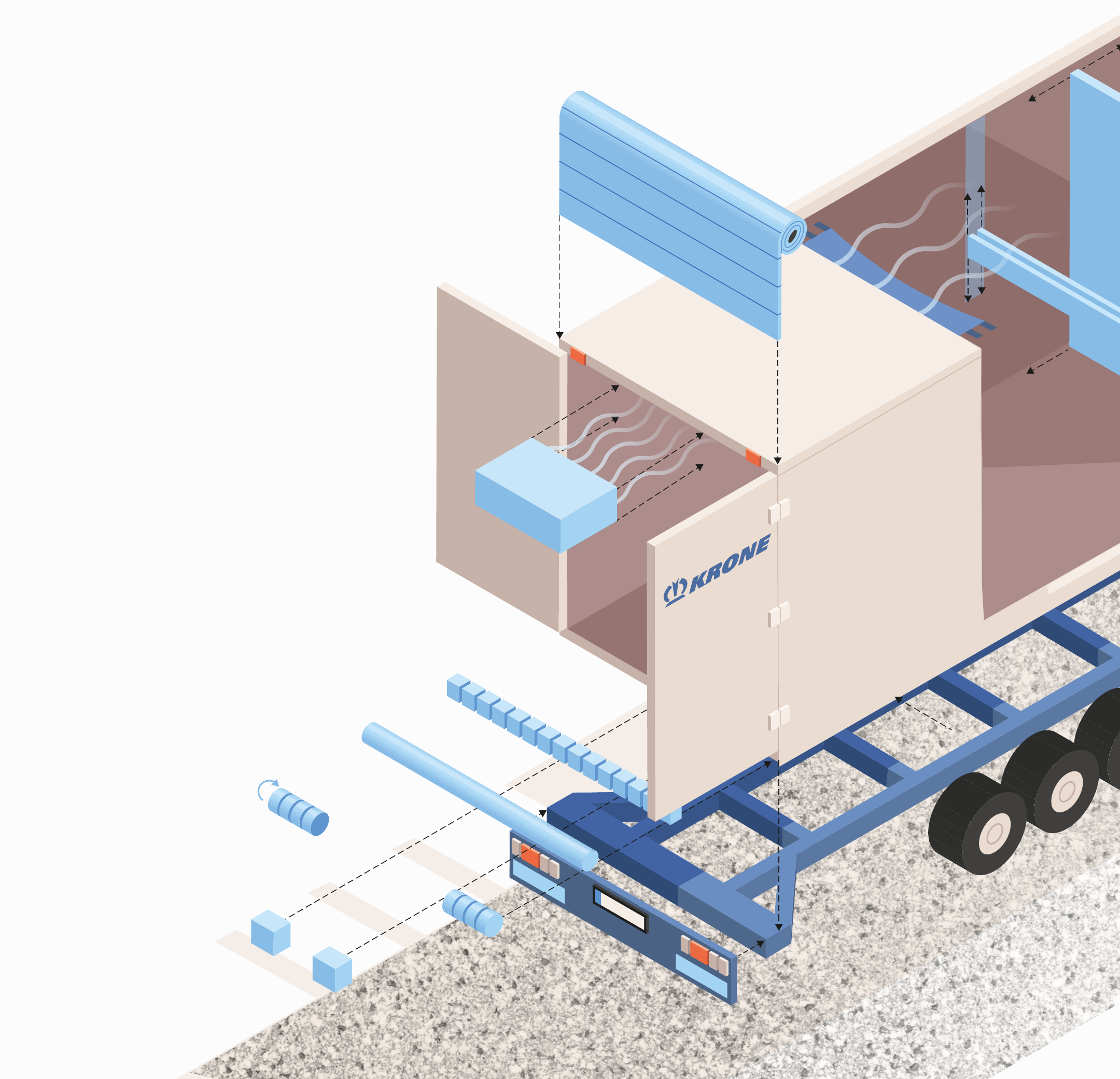 Cool Liner Duoplex Steel A Customised Cool Liner Krone Trailer (CP)