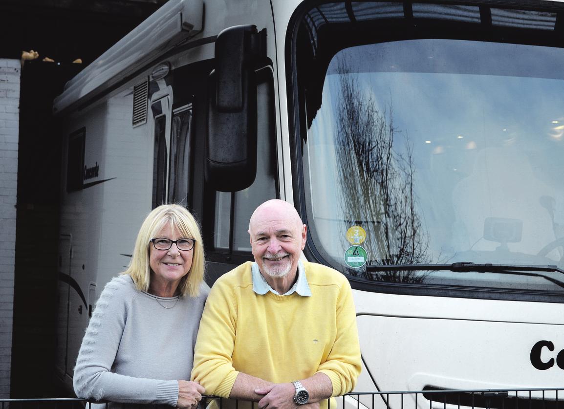 Elke und Rolf Müller sind begeisterte Wohnmobil-Fans und erobern die Ländern mit ihrer Concorde Elke und Rolf Müller sind begeisterte Wohnmobil-Fans und erobern die Ländern mit ihrer Concorde