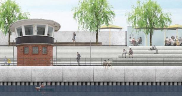 So könnte der Wedeler Stadthafen künftig aussehen