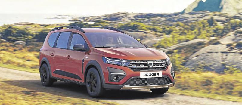 Dacia startet den 4,55 Meter langen Jogger mit Platz für bis zu sieben Personen. Dacia startet den 4,55 Meter langen Jogger mit Platz für bis zu sieben Personen.
