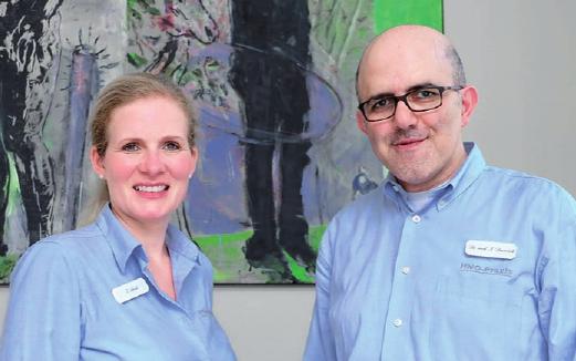 Tina Aberle und Dr. Iyad Darwich