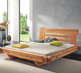 Ein individuelles Balkenbett aus Kernbuche Foto: Holst Ein individuelles Balkenbett aus Kernbuche Foto: Holst