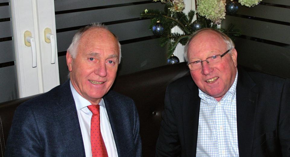 Alte Freunde und Stammgäste: „Worldcup-Willi“ Schulz und Uwe Seeler