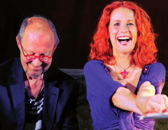 Hans Peter Korff und Christiane Leuchtmann lesen humoristische Klassiker in der Kulturkirche Altona FOTO: HOLGER JOHN