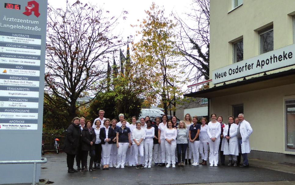 Sie alle arbeiten im Ärztezentrum: Fachärzte, Apotheker und ihre Mitarbeiter FOTO: CRISTINA PRINZ