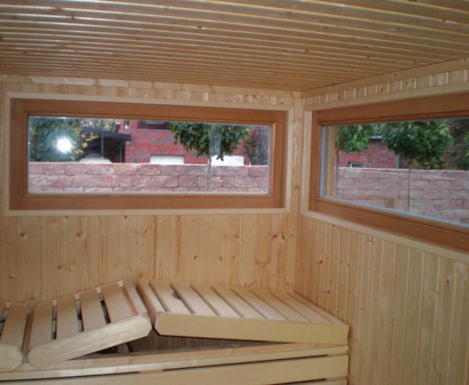 In der eigenen Sauna wird nach Lust und Laune geschwitzt