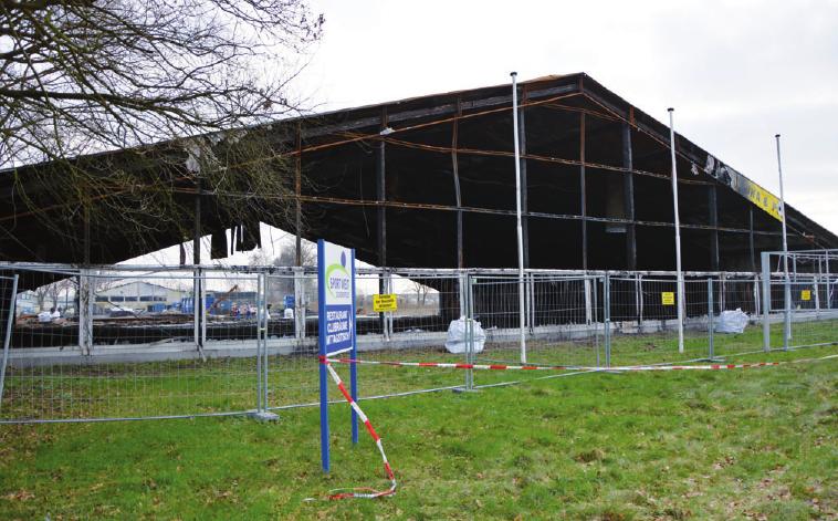 Der Abriss des ehemaligen Racketcenters hat bereits begonnen