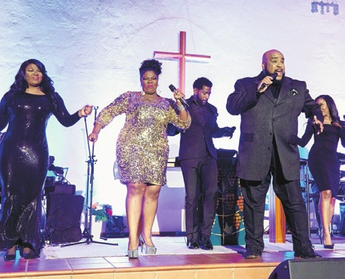 Die New York Gospel Stars singen im Michel Foto: wb Die New York Gospel Stars singen im Michel Foto: wb