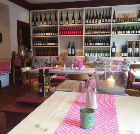 Das Bistro Elbwein in Blankenese
