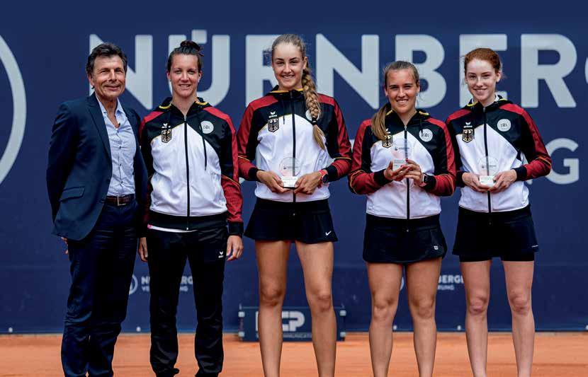 Internationaler Einsatz für Ella Seidel (r) beim WTA Turnier in Nürnberg. Foto: JNürnberger Versicherungscup/Getty Internationaler Einsatz für Ella Seidel (r) beim WTA Turnier in Nürnberg. Foto: JNürnberger Versicherungscup/Getty