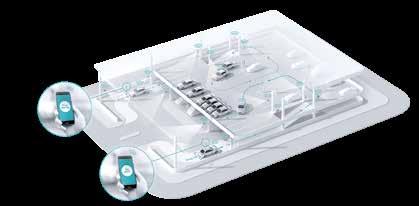 Hat der Fahrer seinen Wagen im ausgewiesenen Bereich des Parkhauss abgestellt, steigt er aus und aktiviert per Smartphone-App den Parkvorgang Fotos: Bedrock, Bosch, Ford Hat der Fahrer seinen Wagen im ausgewiesenen Bereich des Parkhauss abgestellt, steigt er aus und aktiviert per Smartphone-App den Parkvorgang Fotos: Bedrock, Bosch, Ford