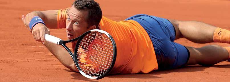 Philipp Kohlschreiber strauchelte überraschend in Runde 2 gegen den Wildcardinhaber Nicolas Mahut glatt 3:6, 3:6, 3:6. Foto: Jürgen Hasenkopf Philipp Kohlschreiber strauchelte überraschend in Runde 2 gegen den Wildcardinhaber Nicolas Mahut glatt 3:6, 3:6, 3:6. Foto: Jürgen Hasenkopf