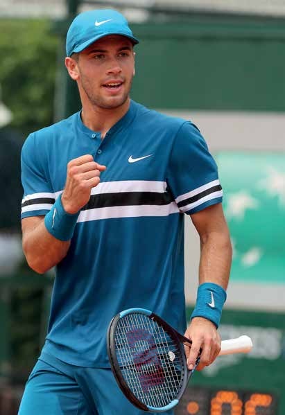 Borna Coric hatte keine Probleme mit Jeremy Chardy. Foto: Jürgen Hasenkopf Borna Coric hatte keine Probleme mit Jeremy Chardy. Foto: Jürgen Hasenkopf