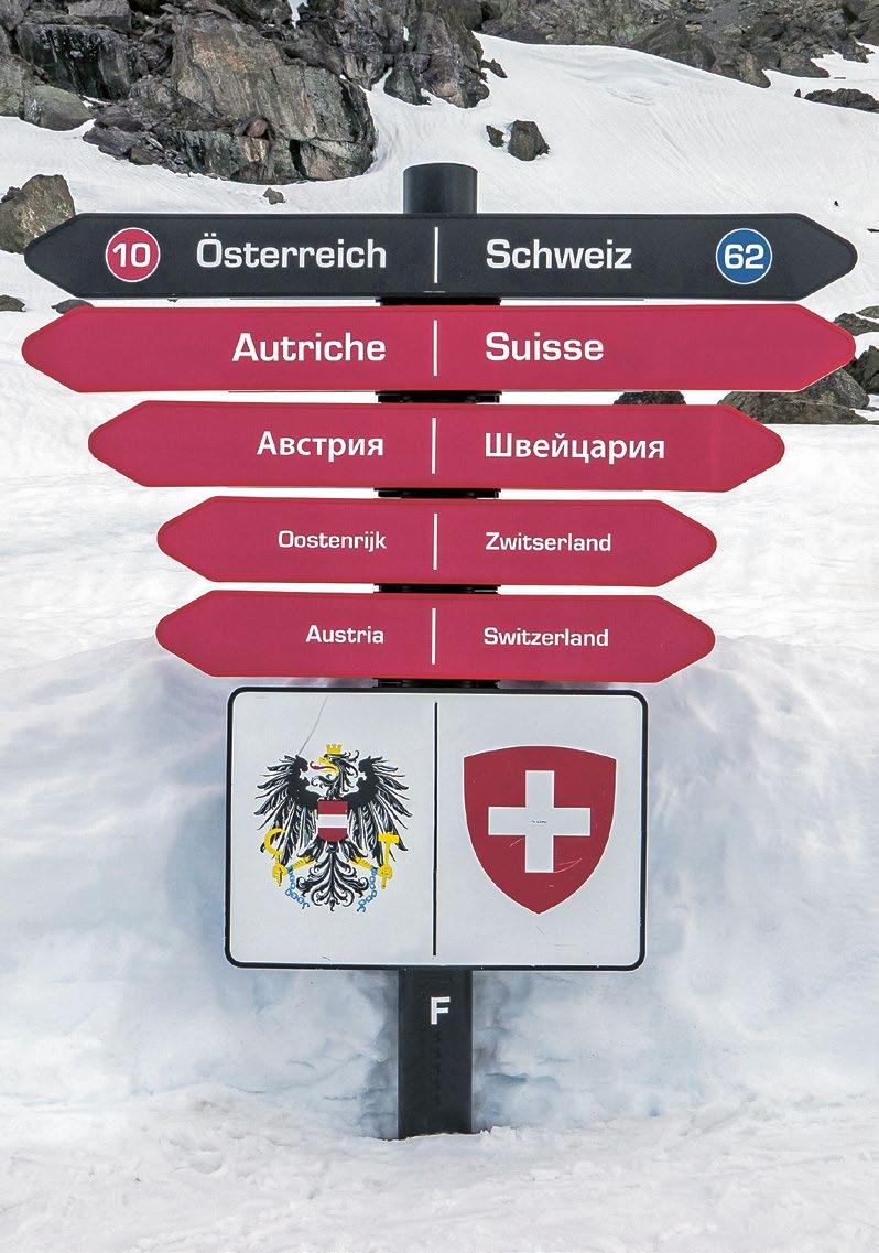 Die Piste mit Grenze. Foto: Adobe Stock Die Piste mit Grenze. Foto: Adobe Stock
