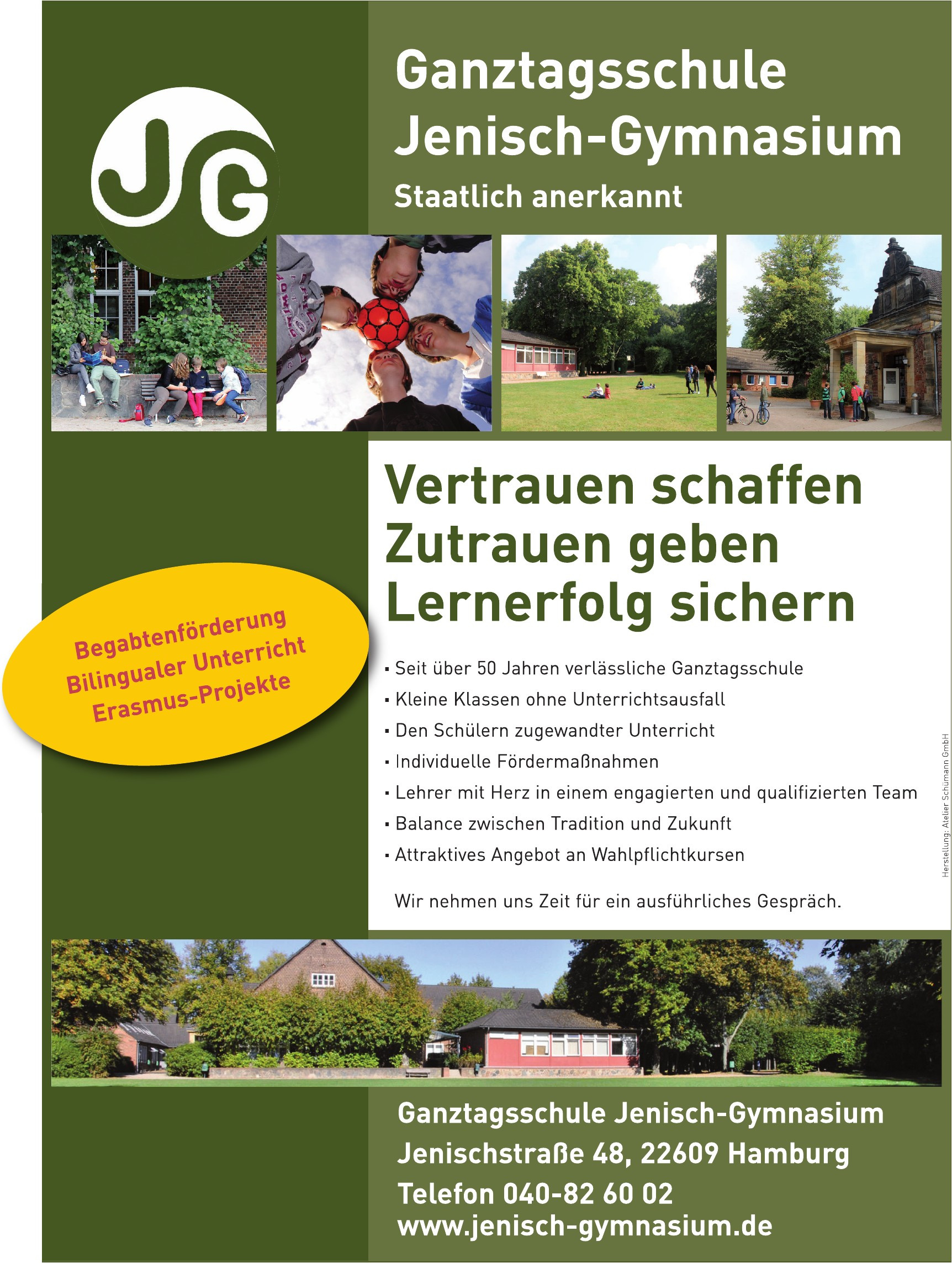 Ganztagsschule Jenisch-Gymnasium