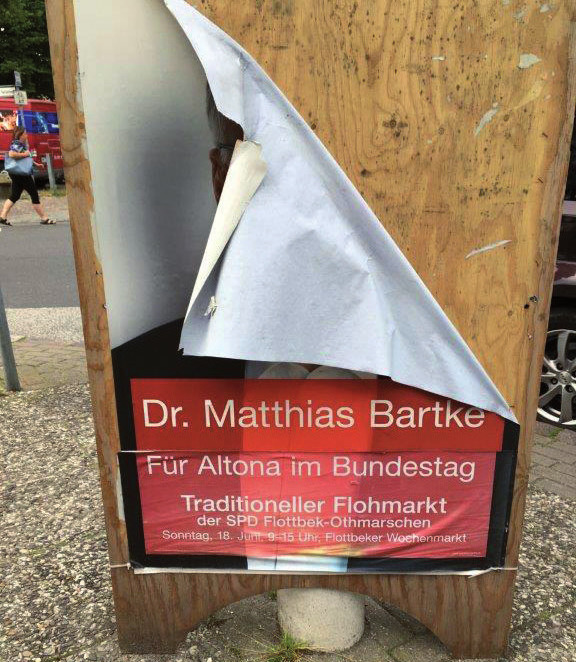 Plakate werden nicht entfernt FOTO: C. KOHLEER
