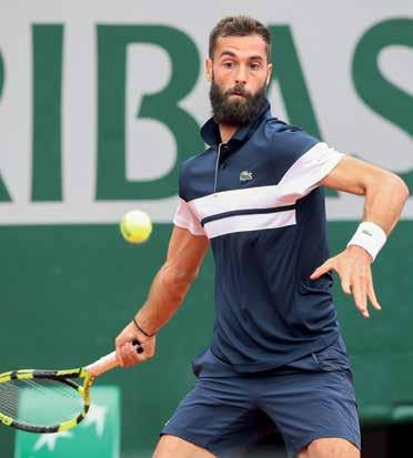 Benoit Paire hält wenig von Ernährungsplänen. Foto: Jürgen Hasenkopf Benoit Paire hält wenig von Ernährungsplänen. Foto: Jürgen Hasenkopf