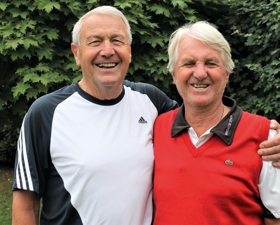 Herren 70: 1. Dieter Sandbulte, vor Ernst Müller in Gruppenspielen (beide Horn Hamm) Herren 70: 1. Dieter Sandbulte, vor Ernst Müller in Gruppenspielen (beide Horn Hamm)