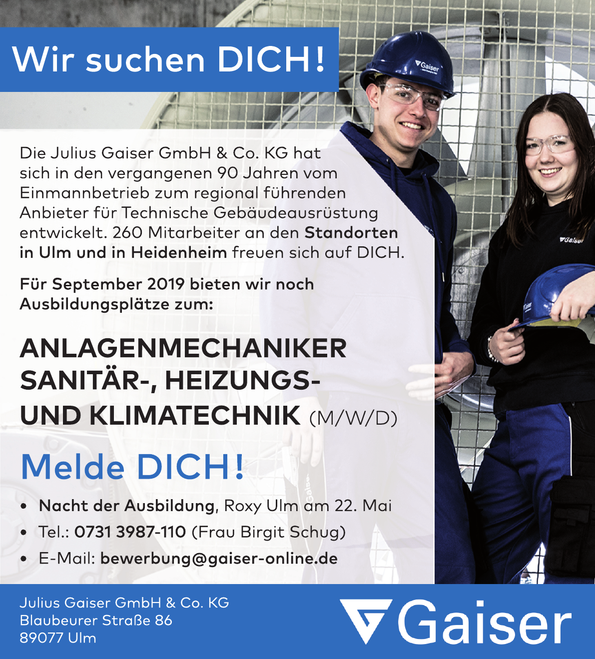 Kennenlernen ausbildung