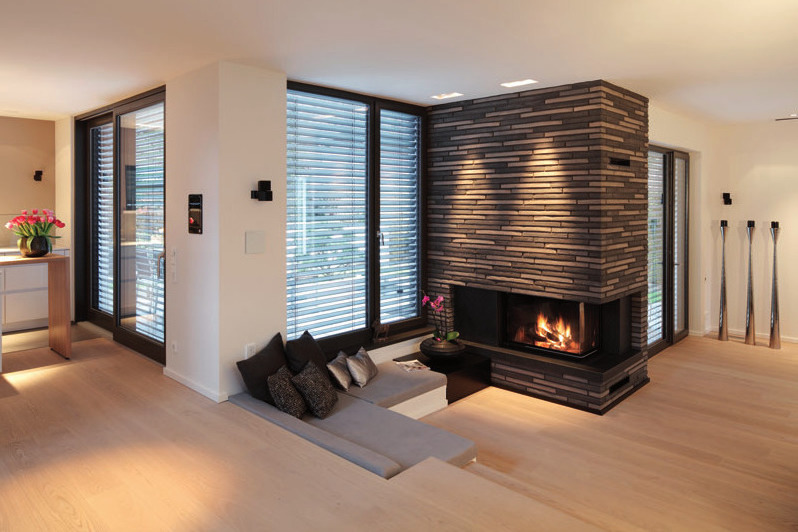 Kamin mit Verblendstein, FOTO: ©MARC ASMUSSEN