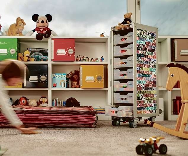 Stauraum im Kinderzimmer ist wichtig und bietet dem Kind einen sortierten Überblick  Foto: VDM/bordbar Stauraum im Kinderzimmer ist wichtig und bietet dem Kind einen sortierten Überblick  Foto: VDM/bordbar