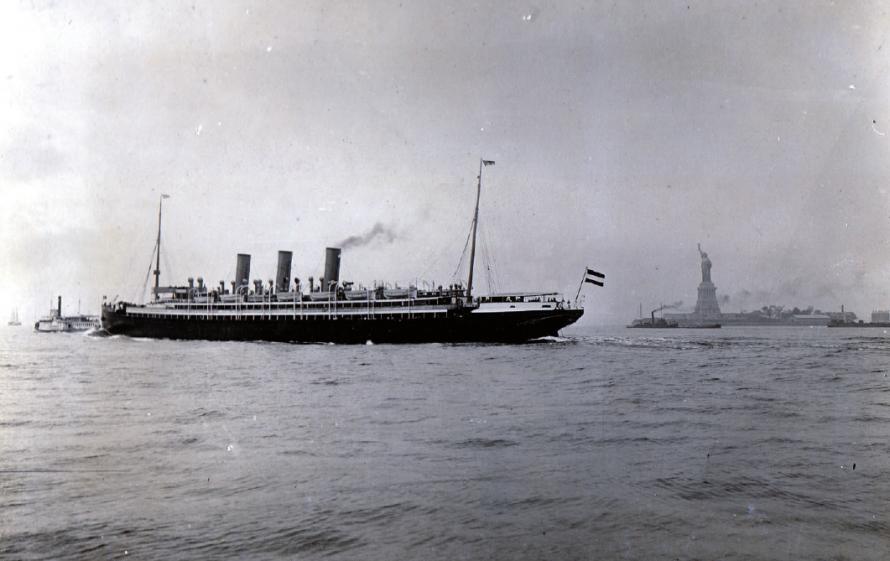 Die „Augusta Victoria“ startete am 22. Januar 1891 zur ersten „Vergnügungsreise“ auf See FOTO: HAPAG-LLOYD